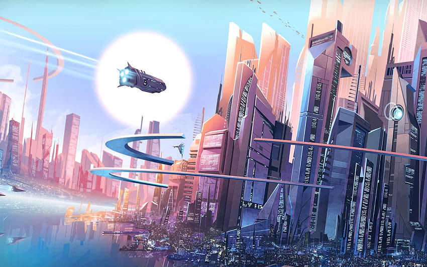 Cityscape of the future [1920 x 1080] :, meet the robinsons HD wallpaper