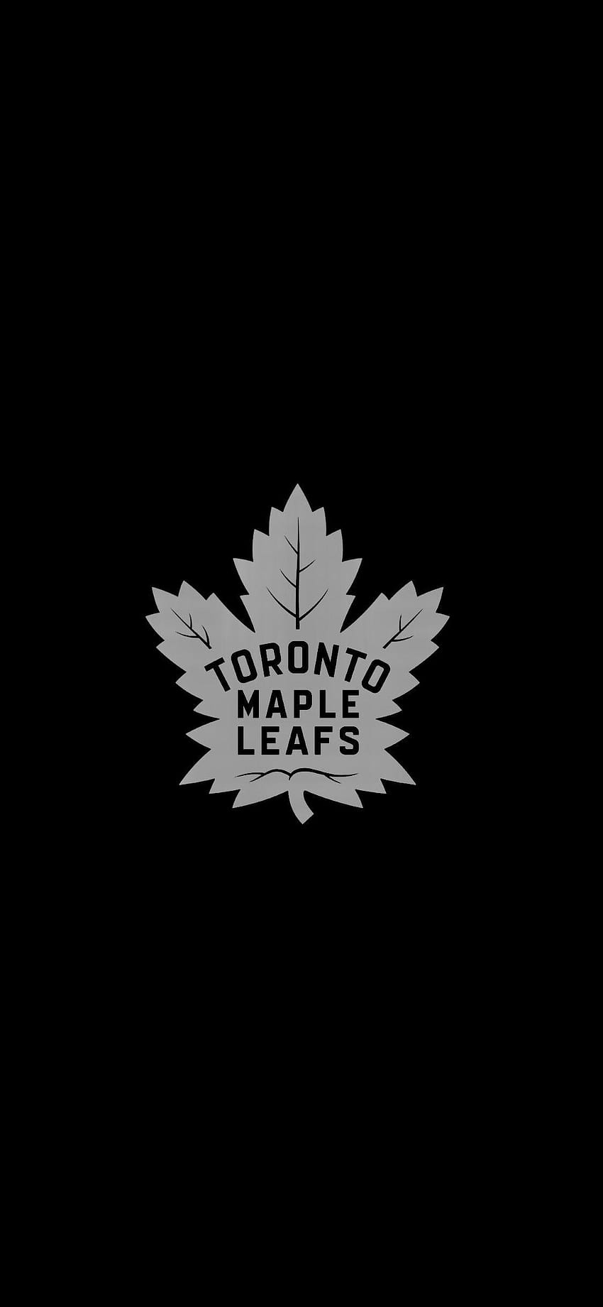 Made a quick OLED Buds for my iPhone X lock screen. : leafs, toronto maple leafs phone HD phone wallpaper