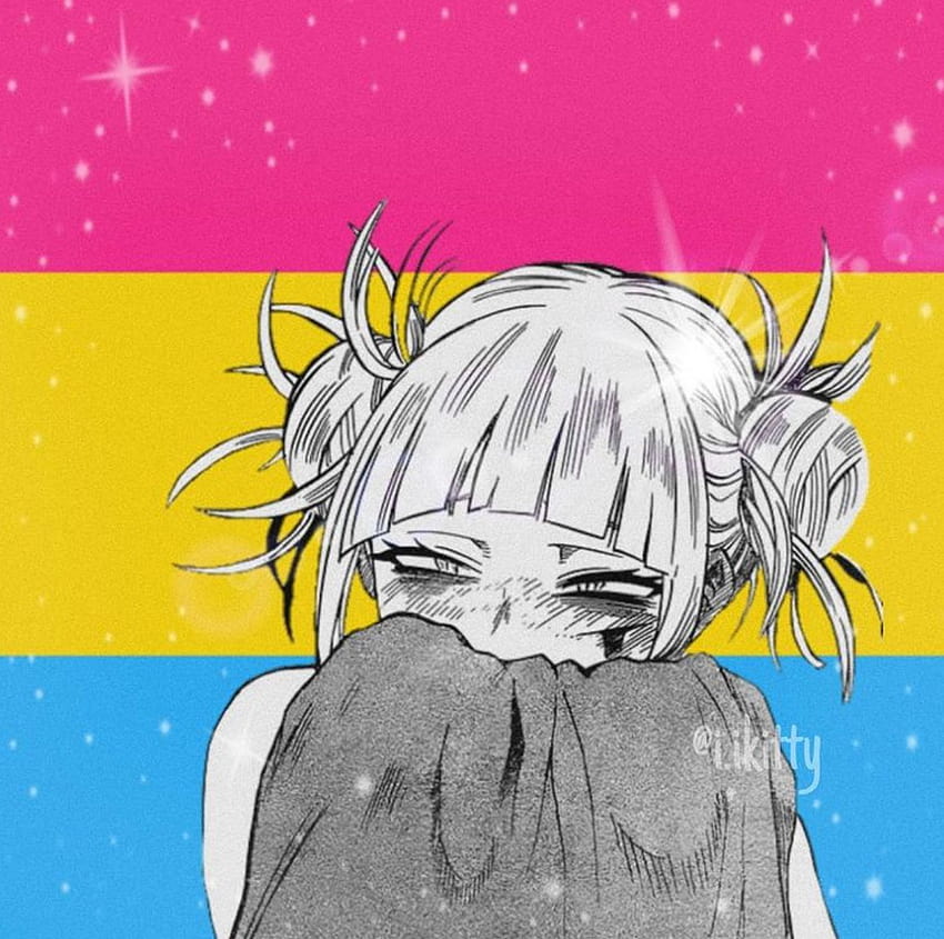 Pansexual Kawaii Cat Anime Art Cute Pan Pride T-Shirt – Teezou Store