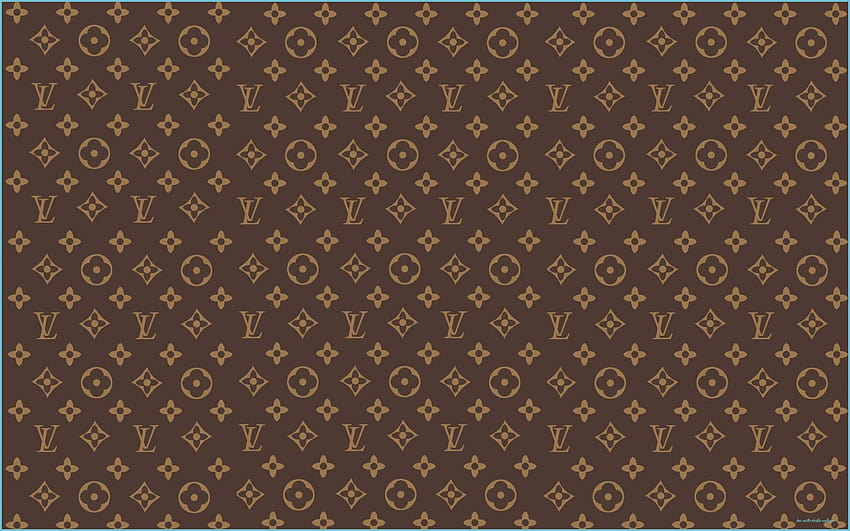 : Patterns, Brown, Louis Vuitton, Fon Flare, brown laptop HD wallpaper