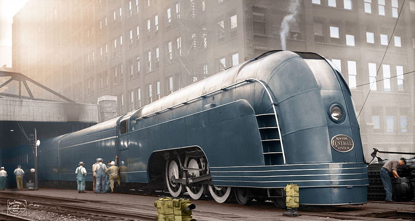 : steampunk, dieselpunk, train, Historic , Mercury 2048x1094 HD wallpaper