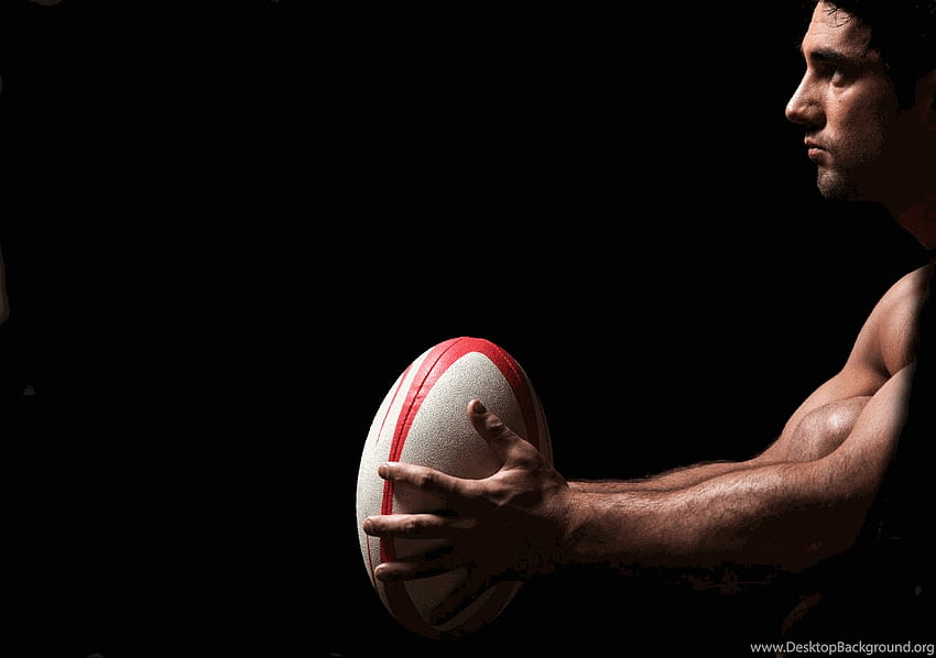 Rugby Ball & Players Backgrounds Backgrounds HD wallpaper