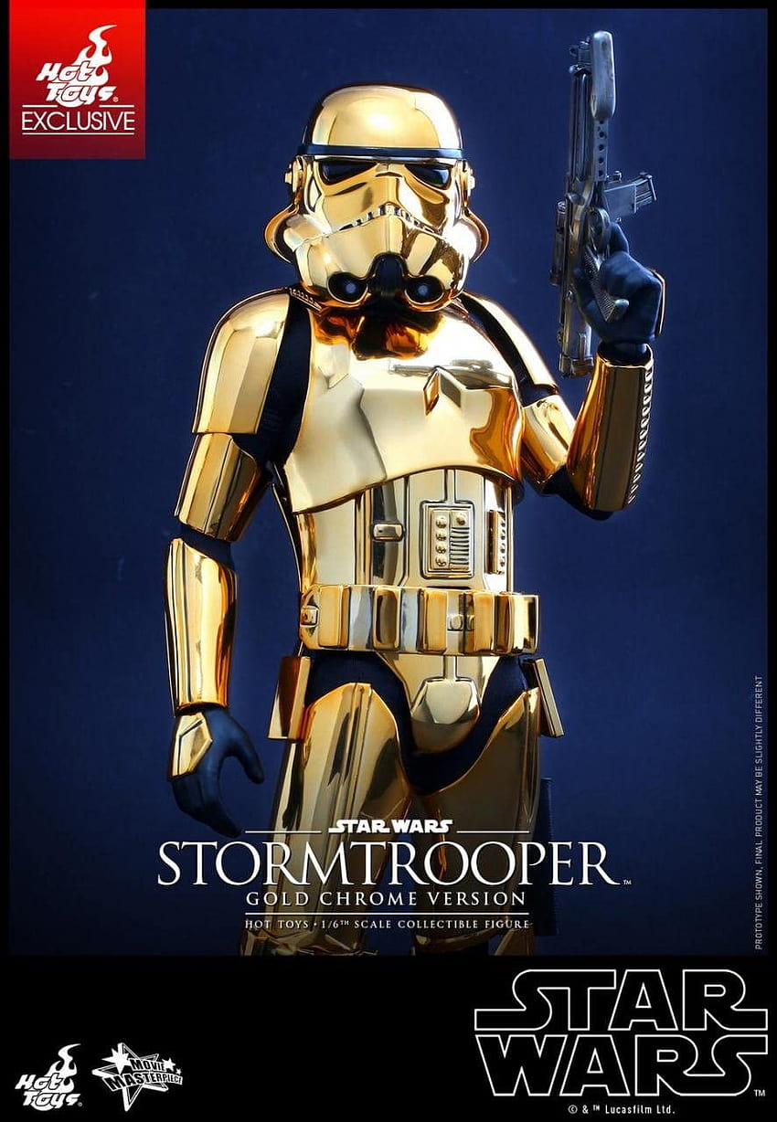 Hot Toys 1/6 Star Wars Stormtrooper Gold Chrome MMS Exclusive : Everything Else, star wars golden stormtroopers HD phone wallpaper