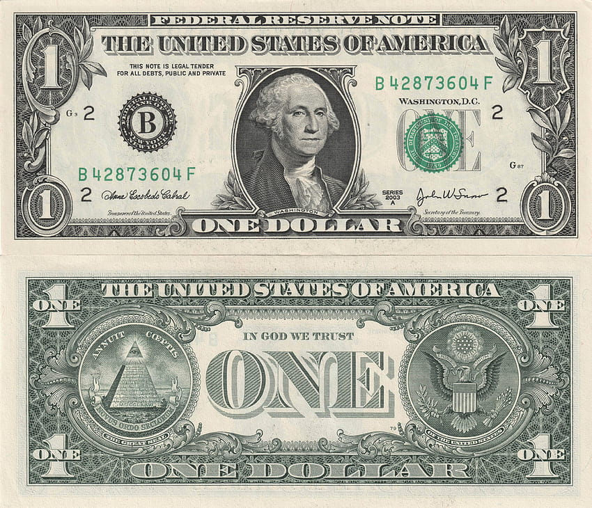 Ein Dollar und HD-Hintergrundbild