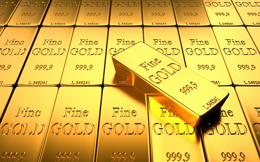 Fine Gold Bullion / Good, gold block HD wallpaper