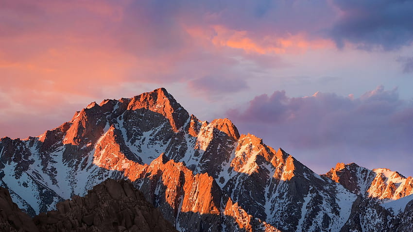 Mountains, macos, sierra, sky, android, aesthetic horizontal HD wallpaper |  Pxfuel