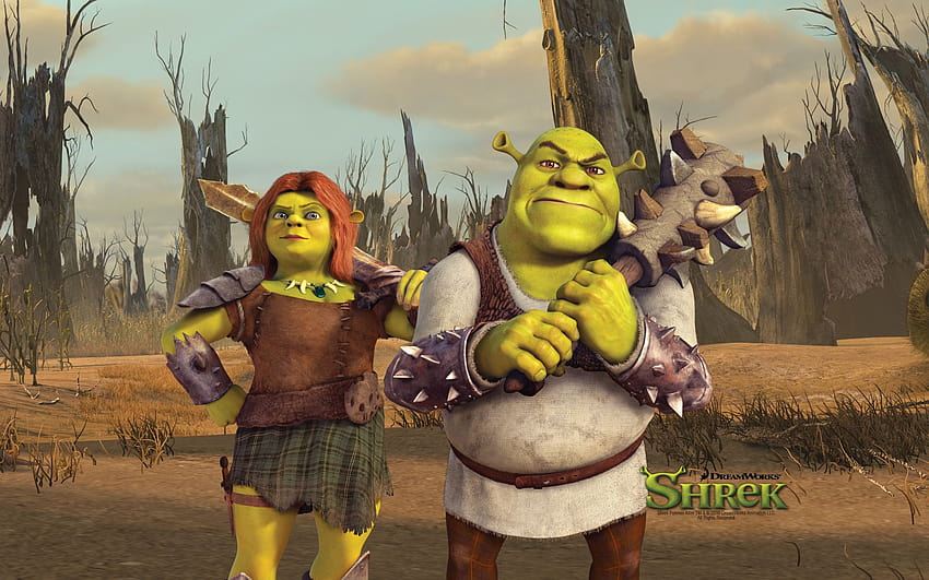 Alta resolução do Shrek, da Fiona, a papel de parede HD