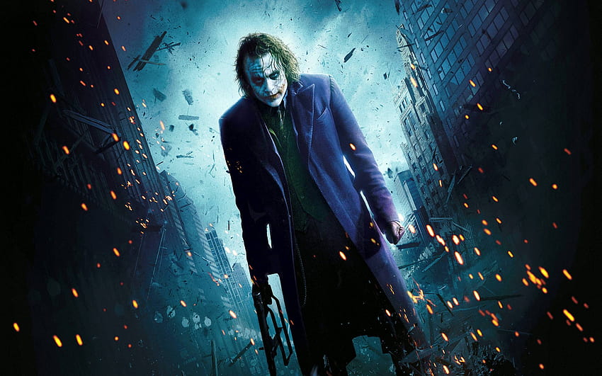 Batman Joker, Joker dunkler Ritter HD-Hintergrundbild