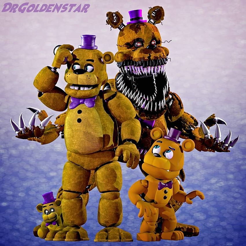 SFM] Grey Nightmare Fredbear papel de parede HD