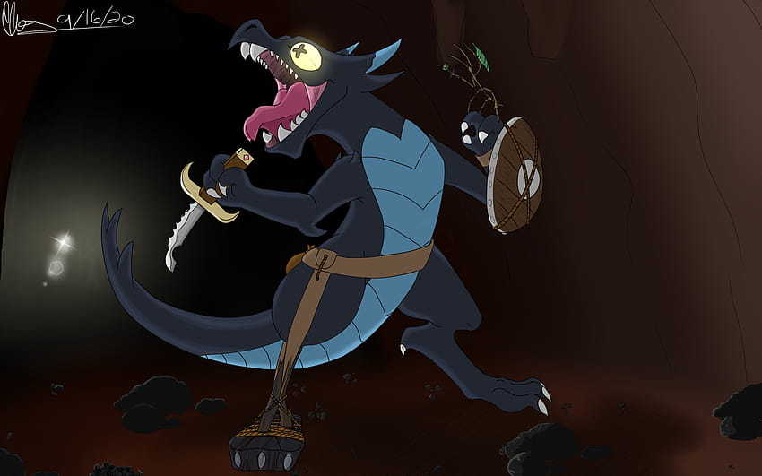 ART] Totter the Kobold and his pet stick bug Teeter : DnD HD wallpaper