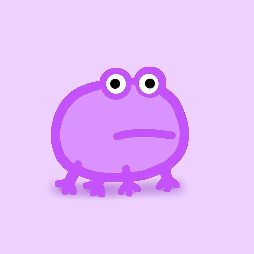 Rana color morado, purple frog HD phone wallpaper