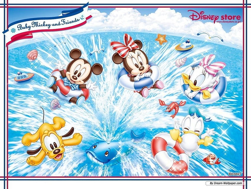 Disney : Baby Mickey and Friends Summer Fun, summer mickey mouse HD wallpaper