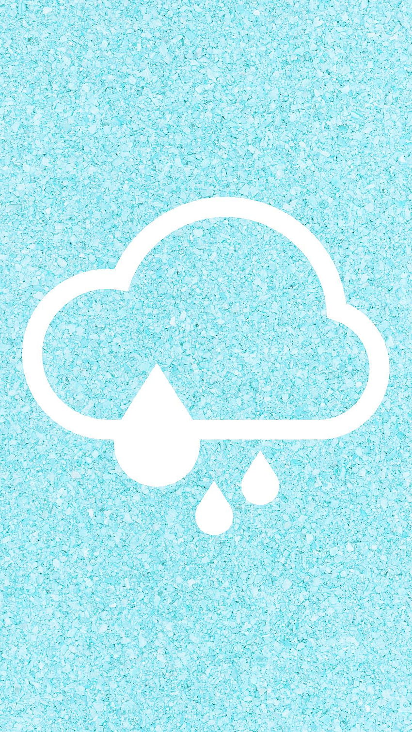 Cloudy rain Blue, tosca tumblr HD phone wallpaper