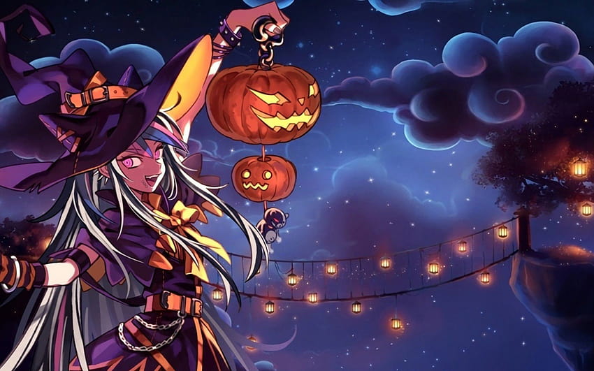 5 Anime Halloween Teléfono, anime festival de halloween fondo de pantalla