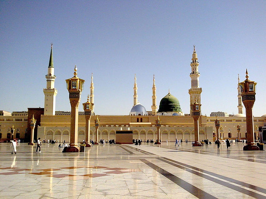 Masjid Nabawi Madinah HD-Hintergrundbild