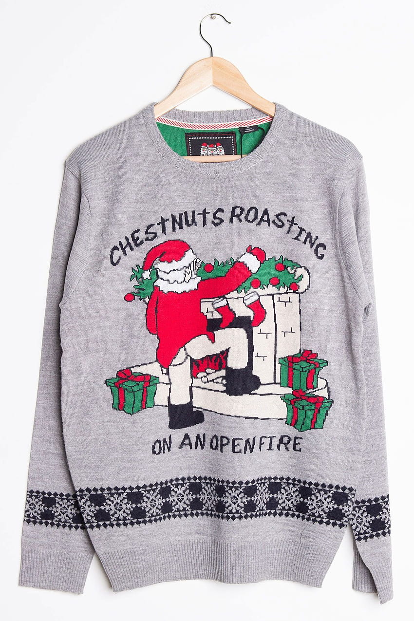 Chestnuts roasting on an open fire ugly outlet sweater