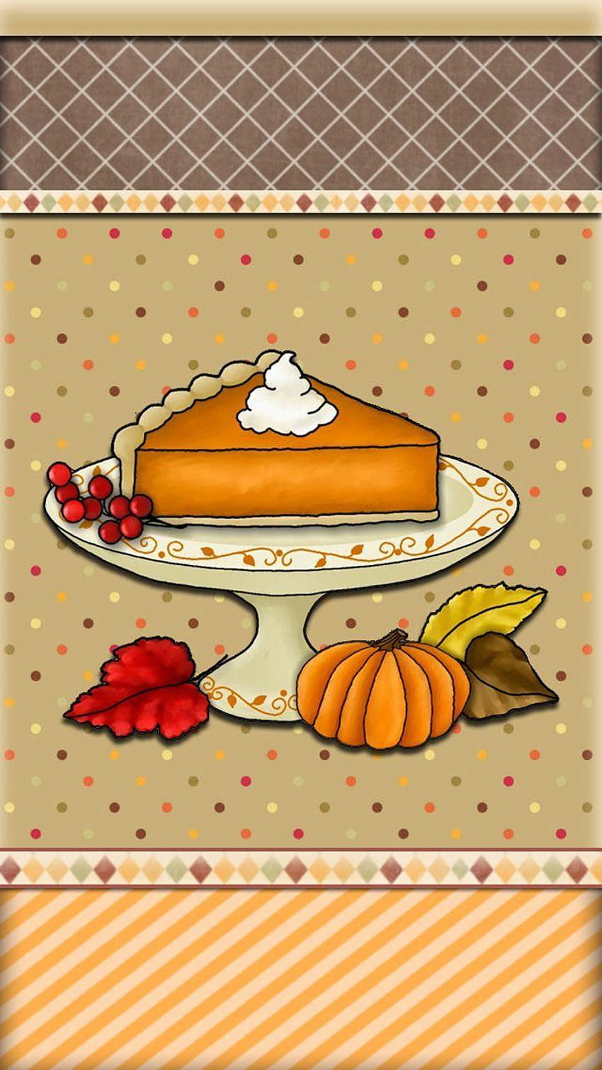 659 najlepszych świąt, ciasto dyniowe na Święto Dziękczynienia Tapeta na telefon HD