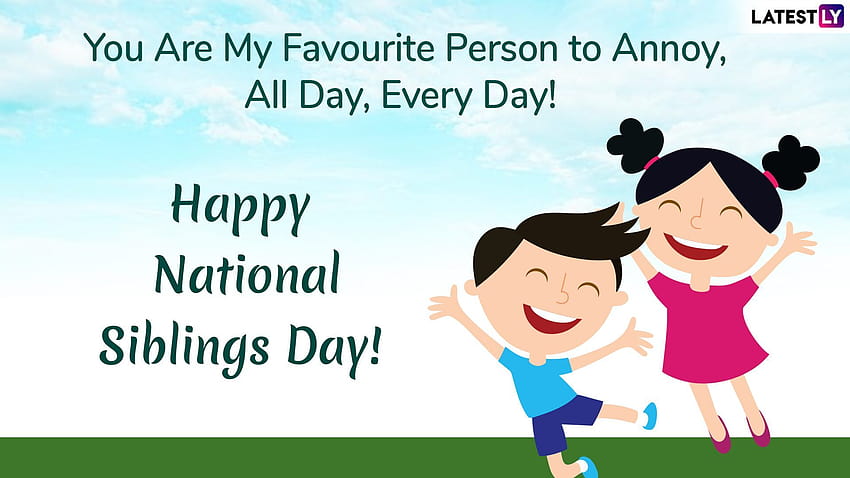 National Siblings Day 2019 Funny Quotes GIF, national napping day HD wallpaper