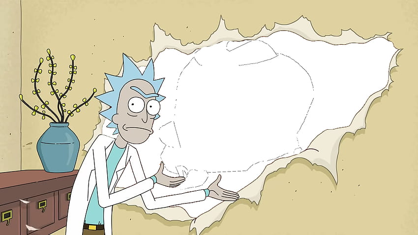 Allow me to drop this meme template here. : rickandmorty HD wallpaper