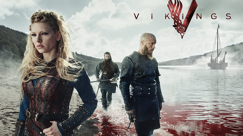Vikings, 시즌 5, Travis Fimmel, Katheryn Winnick, 영화, 바이킹 포스터 HD 월페이퍼