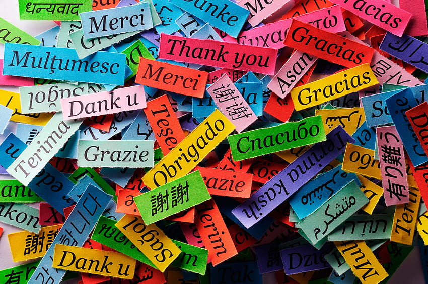 Thank you in different languages HD wallpaper