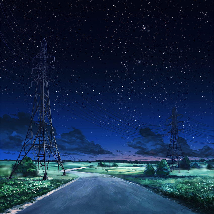 En İyi Anime ve Çizgi Filmler iPad Pro, anime gökyüzü estetiği HD telefon duvar kağıdı