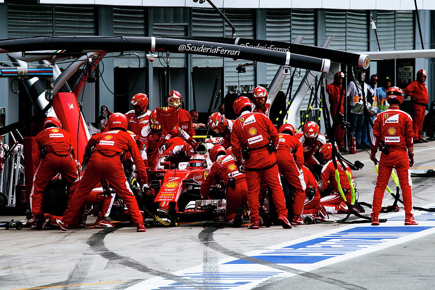 Ferrari F1 Pit Stop, f1 pitstop HD wallpaper
