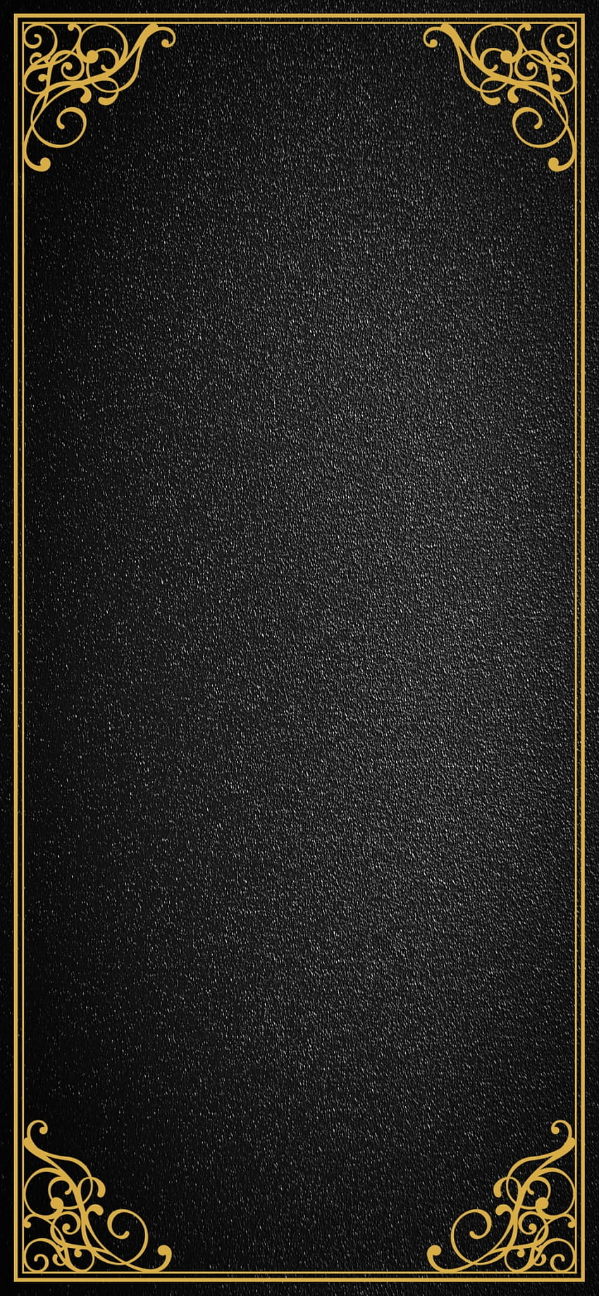 Invitación de Birtay s de moda simple estilo oro negro [900x1947] para su, móvil y tableta, invitación de fondo de pantalla del teléfono