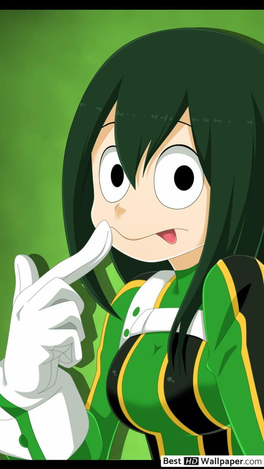 My Hero Academia: Asui Tsuyu/FROPPY Dark Green Wig, Anime Female Character  Cosplay 80cm Bow Long Hair, Womens Fashion Wigs Used For Comic Con And  Halloween Party : Amazon.ae: Beauty