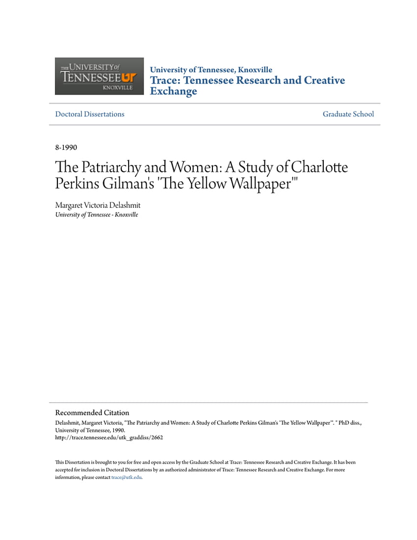 A Study of Charlotte Perkins Gilman`s `The Yellow `, gd vade one HD phone wallpaper