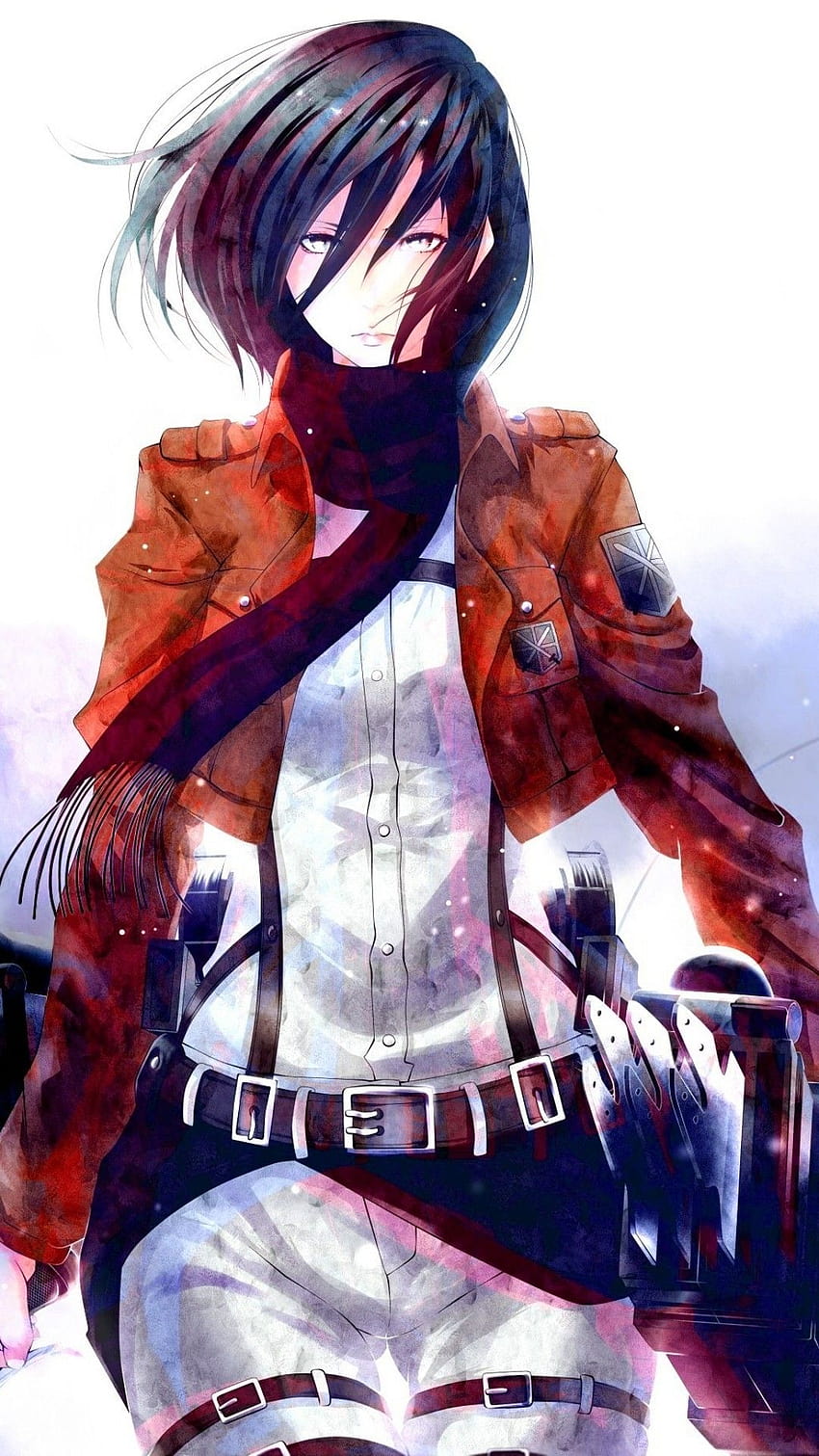Anime Attack On Titan Mikasa Ackerman ... tip, shingeki no kyojin android HD phone wallpaper