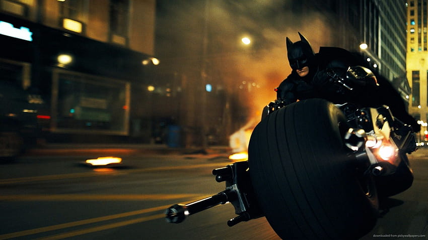4 Batman Dark Knight, batpod Wallpaper HD
