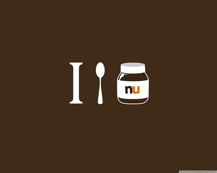 I Love Nutella : High Definition : Fullscreen HD wallpaper