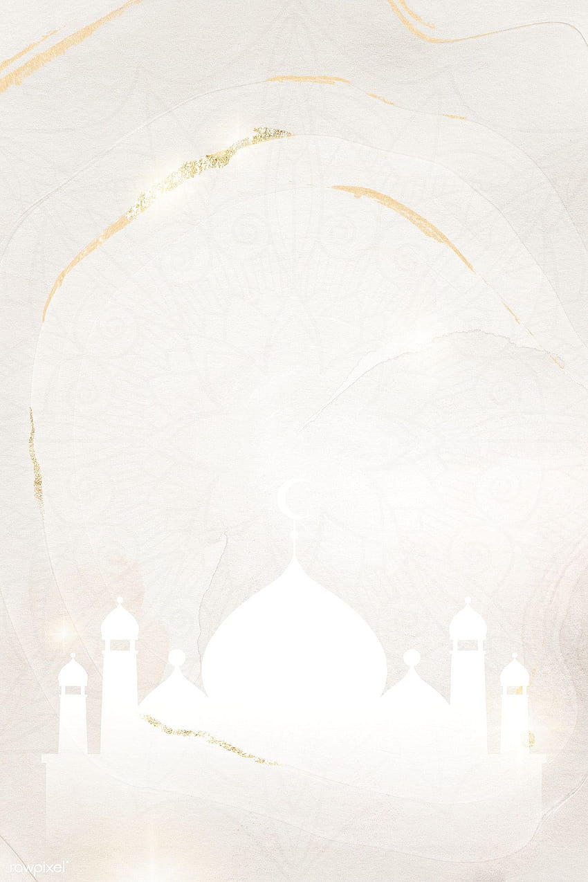 Golden glittery Eid Mubarak border, eid mubarak 2020 iphone HD phone wallpaper