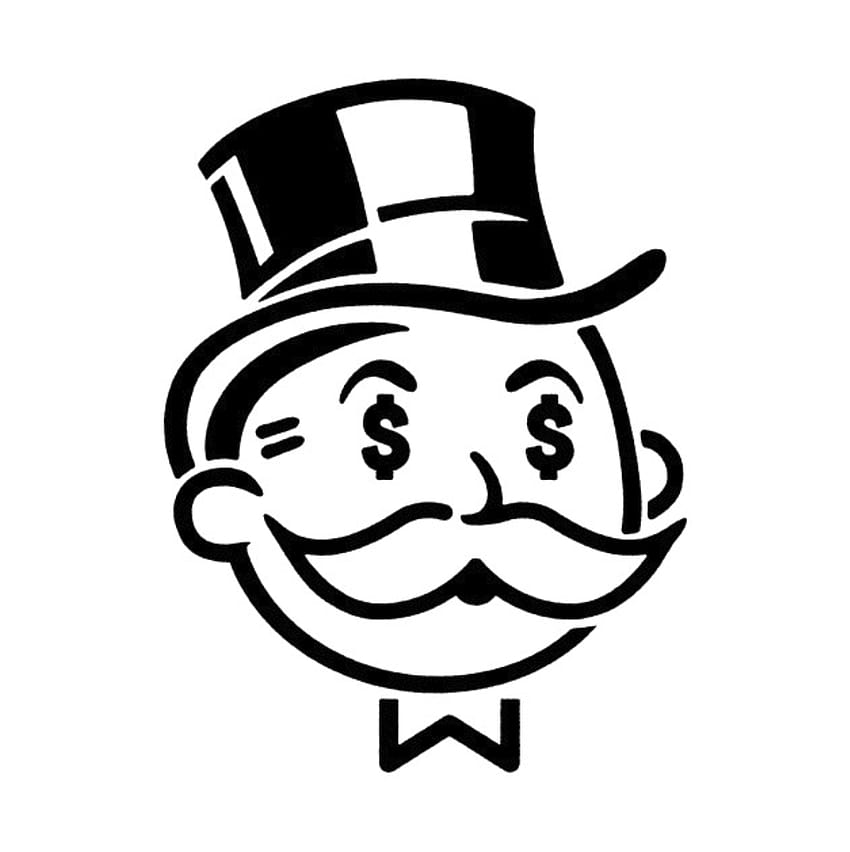 Monopoly-Zeichen ClipArt, Monopol-Mann-Logo HD-Handy-Hintergrundbild