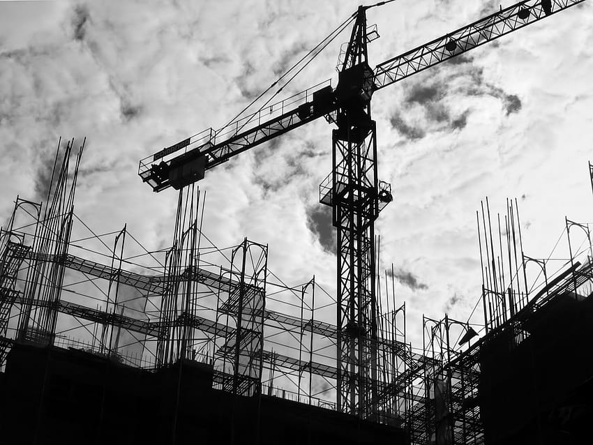 Construction work building job profession architecture design crane, building construction HD wallpaper