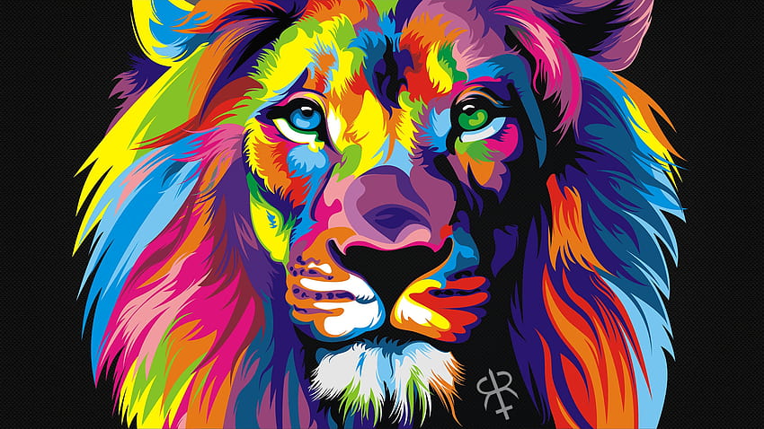 King of colours, lion of judah HD wallpaper