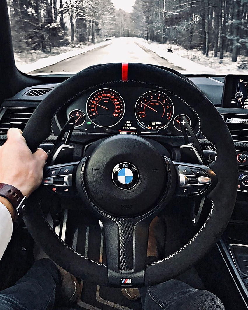 BMW 4 Series M Performance Steering Wheel @dareko._ @bmw.uae, bmw steering HD phone wallpaper