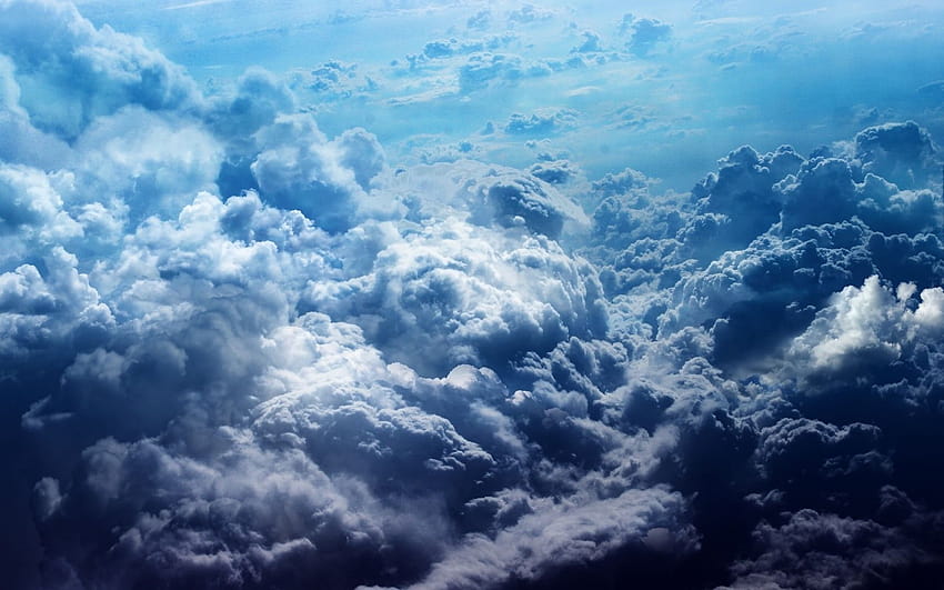4 Nubes para, nubes cumulonimbus fondo de pantalla