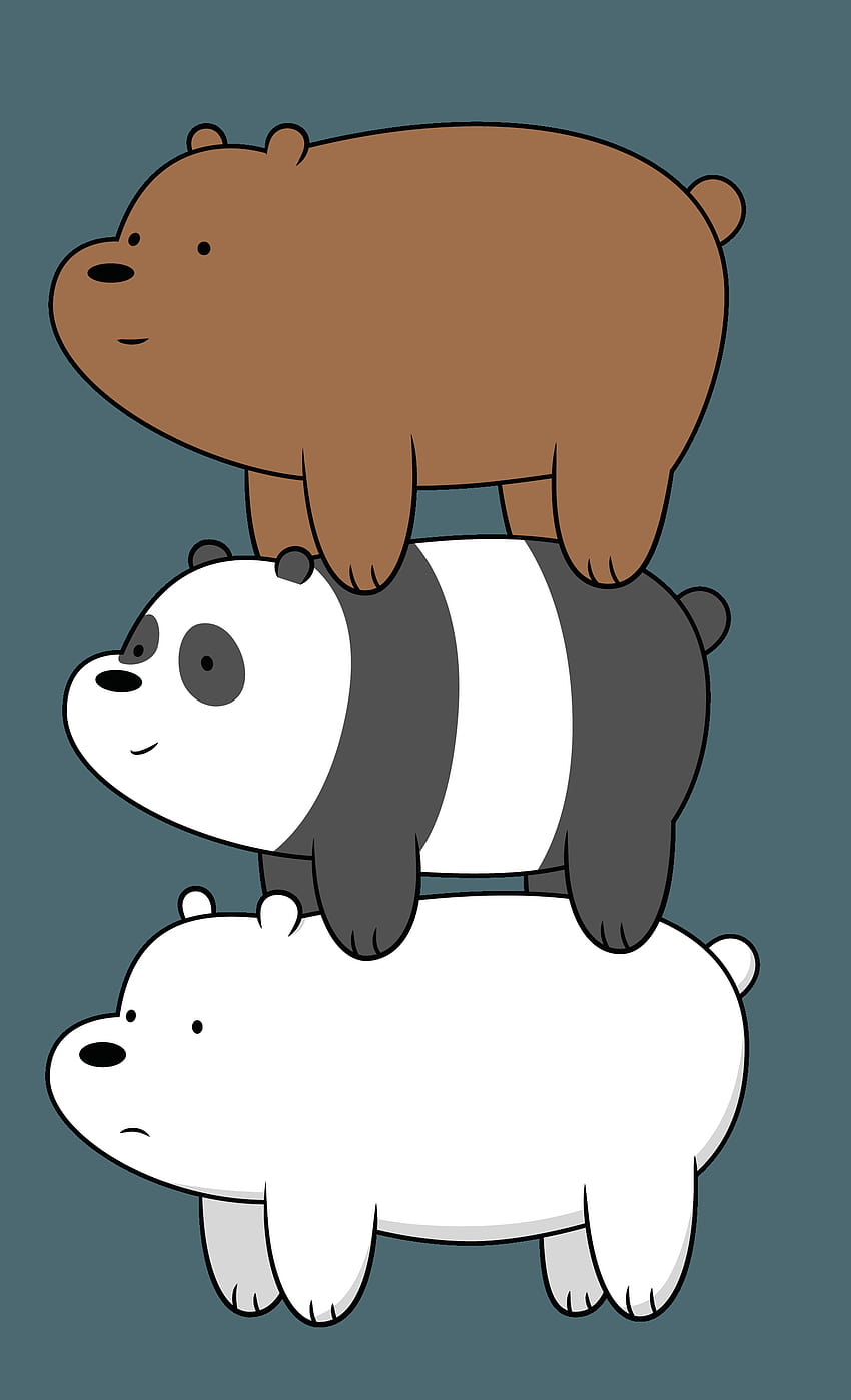 Vector] We Bare Bears by FALExD HD phone wallpaper