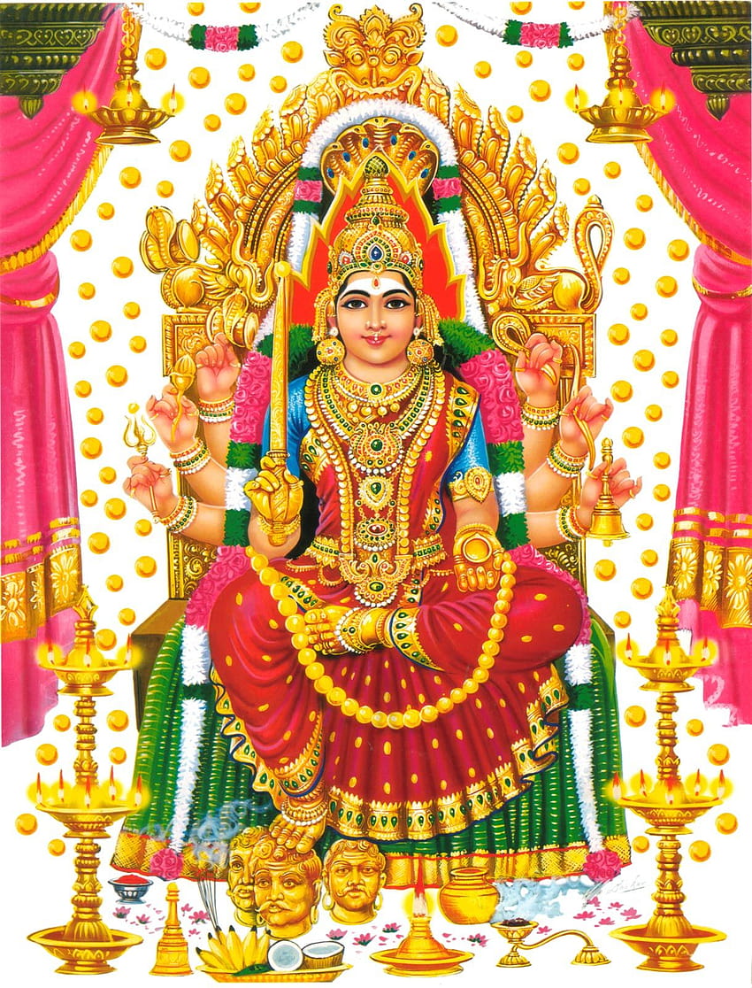 Arulmigu Samayapuram Mariamman Temple HD phone wallpaper