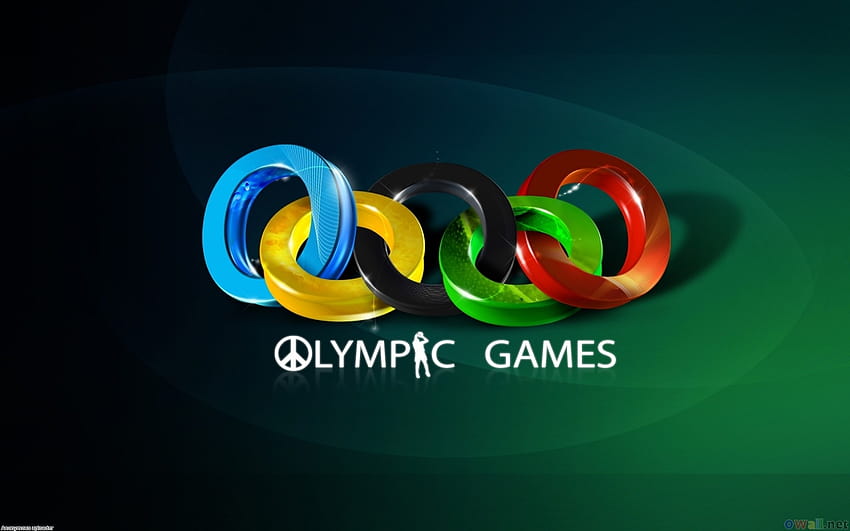 Juegos Olímpicos, anillos olímpicos fondo de pantalla