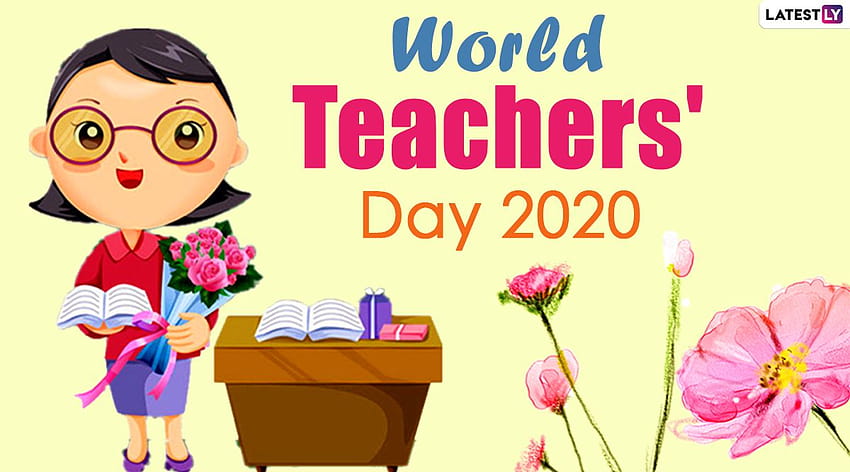 2020 年世界教師の日とオンライン: WhatsApp ステッカー、Facebook メッセージ、教師に送信する挨拶、世界教師の日 高画質の壁紙
