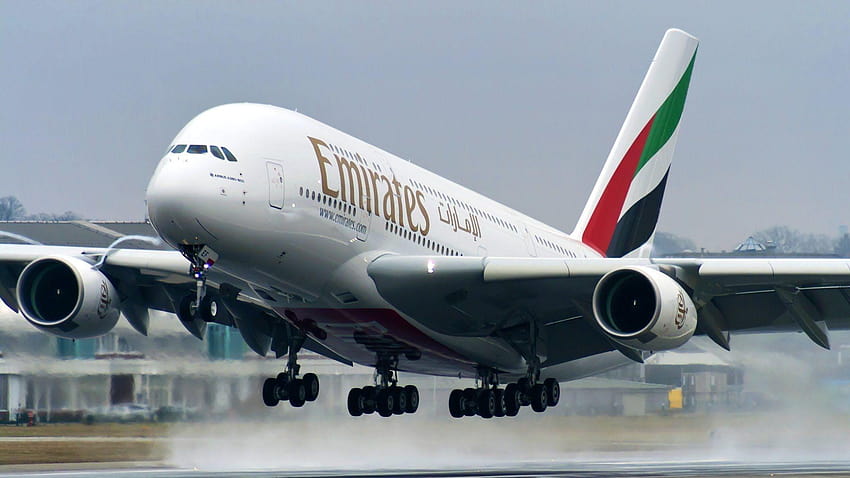 A380 Decollo, decollo Sfondo HD