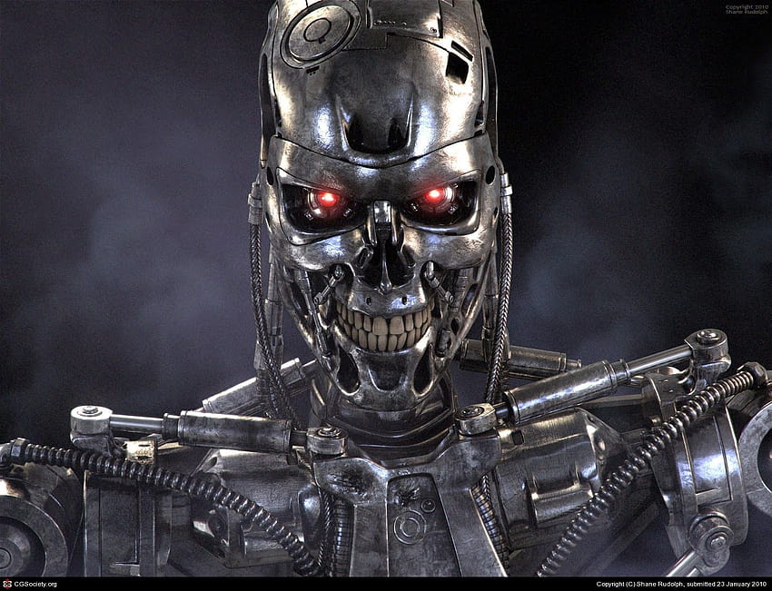 Terminator-Roboter Ganzkörper, Terminator-Roboter HD-Hintergrundbild