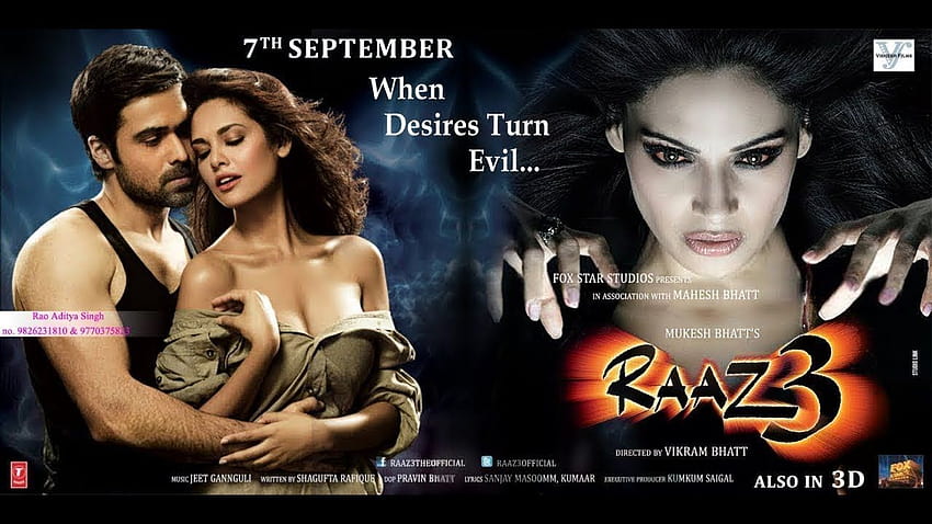 Raaz 3D Film hindi completo Sfondo HD