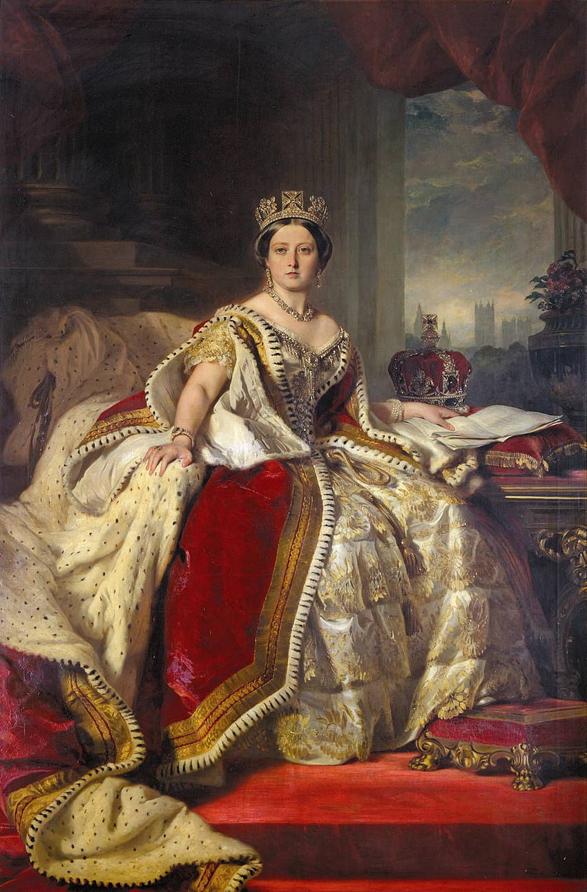 Картини на кралица Виктория HD тапет за телефон