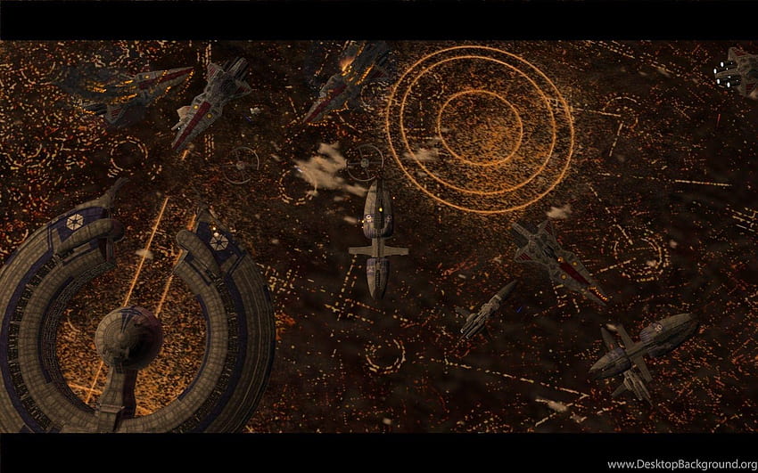 Battle Over Coruscant Republic At War Mod For Star Wars HD wallpaper