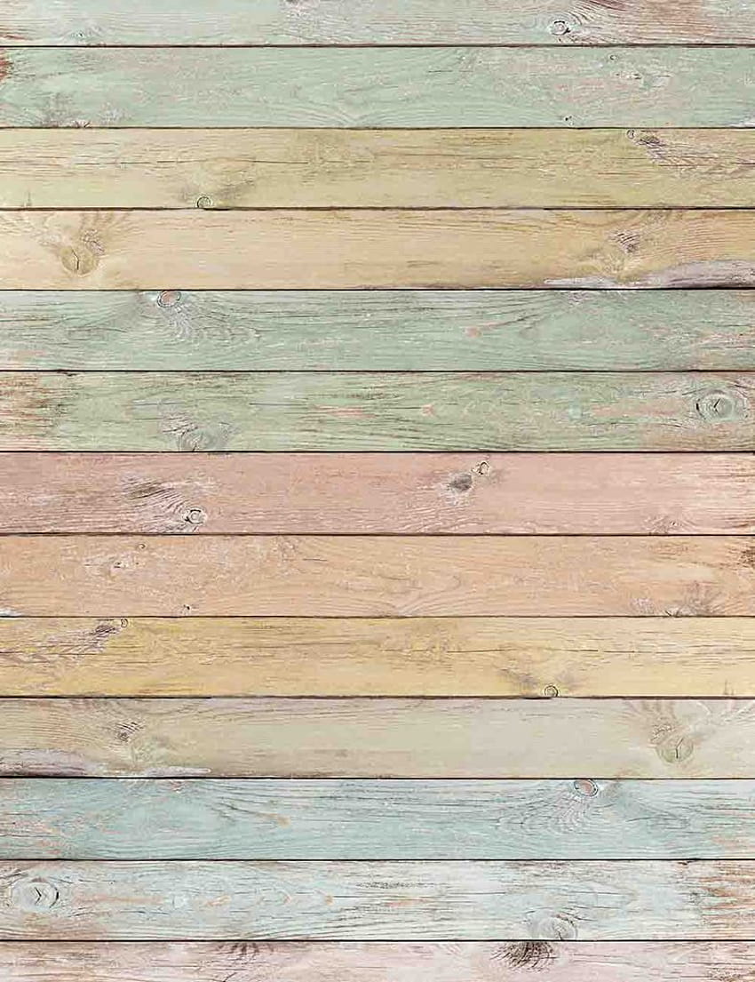 Обезцветяване Боядисан цветен дървен под Текстура графичен фон, летен дървен под HD тапет за телефон