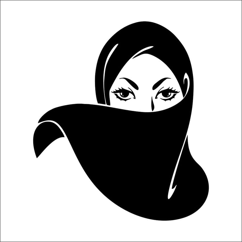 Shipping Muslim Girl with Cap Islamic Head Wear 8497 wall, muslim girl cartoon HD phone wallpaper